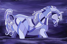 Arabian Horse Painting